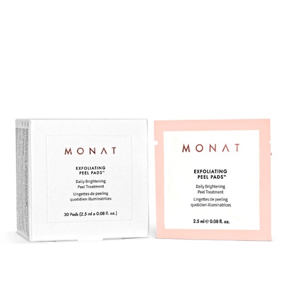 New Monat Exfoliating Peel Pads Daily Brightening Peel Treatment 30 Pads - Picture 2 of 11